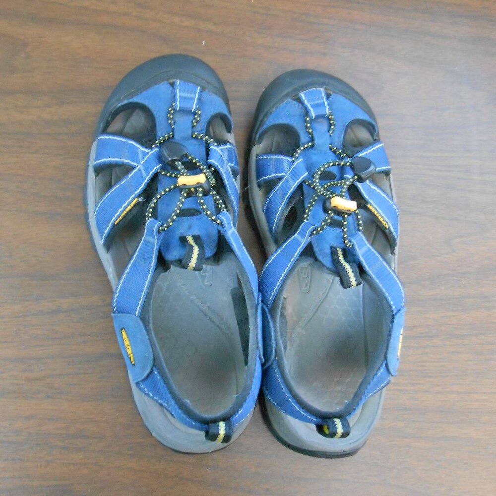 KEEN VENICE H2 SANDALS BLUE 8 EUC